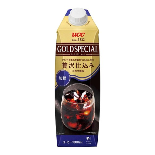 UCC ゴールドスペシャル アイスコーヒー 無糖 1000ml
