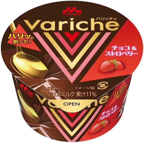 森永乳業 Variche チョコ&ストロベリー 110ml