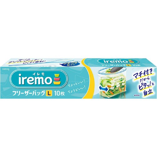 クレハ イレモ(iremo) フリーザーバッグ L 10枚