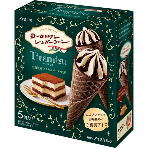 クラシエ ヨーロピアンシュガーコーン ティラミス 56ml x 5個入