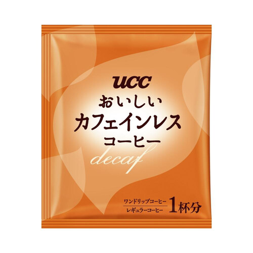 UCC おいしいカフェインレスコーヒー ドリップコーヒー 7g x 8袋