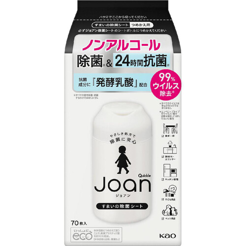 花王 クイックルJoan 除菌シート つめかえ用 70枚