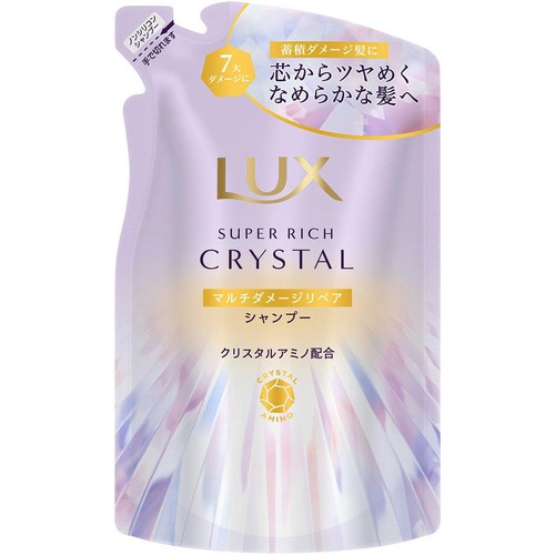 ユニリーバ ラックス スーパーリッチクリスタル マルチダメージリペア シャンプー つめかえ用 300g