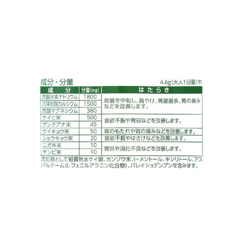 【第3類医薬品】胃乃源胃散α 180g