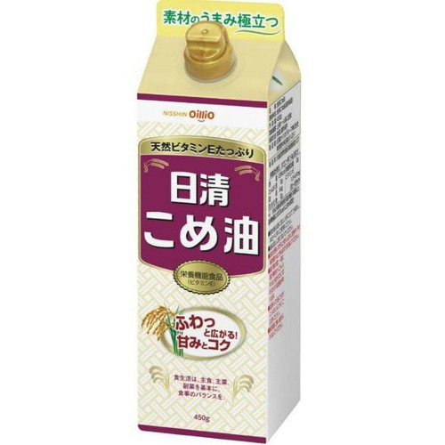 日清オイリオ 日清こめ油 450g