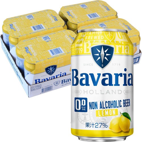 Bavaria72本♡24本 3ケースノンアルコールビール レモン 沢の鶴 ビール ノンアルコールビール Bavaria 0.0% Lemon