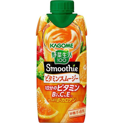 カゴメ 野菜生活100 Smoothieビタミンスムージー 1ケース 330ml x 12本