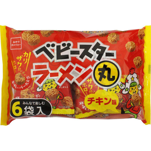 シモンズグランドセール ベビースターラーメン丸 おやつカンパニー チキン味 132g 6袋入 ラーメン