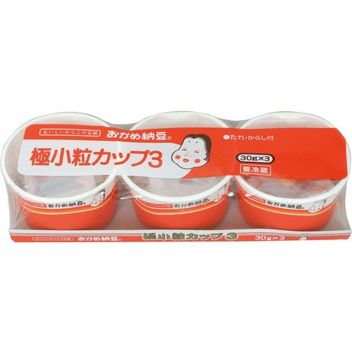 タカノフーズ おかめ納豆 極小粒カップ 3個