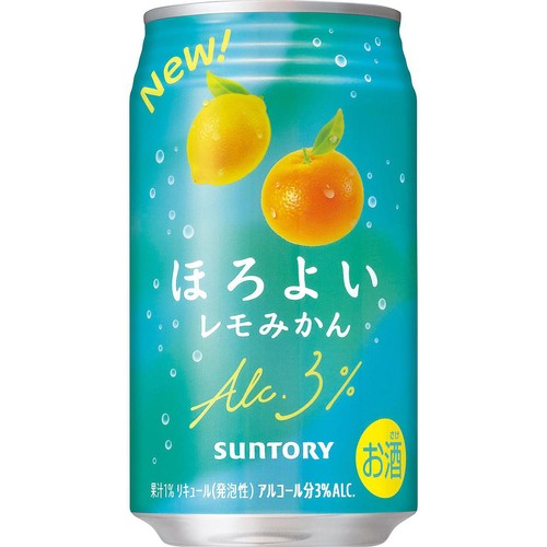 【3%】 サントリー ほろよい レモみかん 350ml