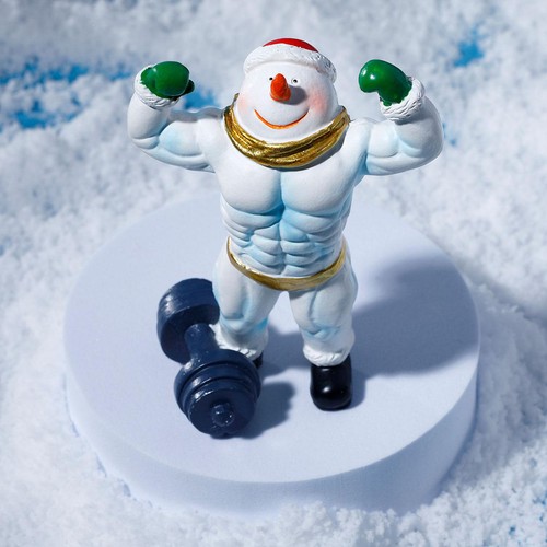 スノーマン ダブルバイセップス 高さ 約11cm Green Beans | グリーン