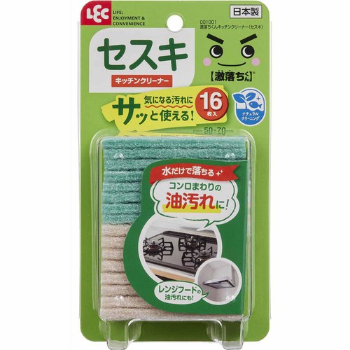 レック 激落ちくんキッチンクリーナーセスキ 16枚