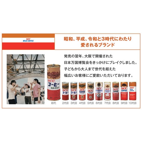 UCC ミルクコーヒー缶 250g