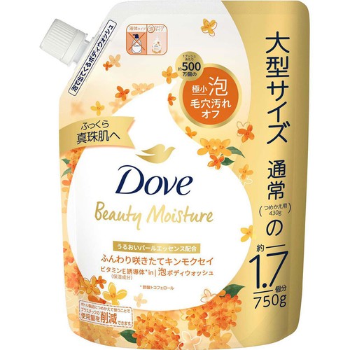 ユニリーバ ダヴ ビューティーモイスチャー 泡ボディウォッシュ キンモクセイ つめかえ用 750g