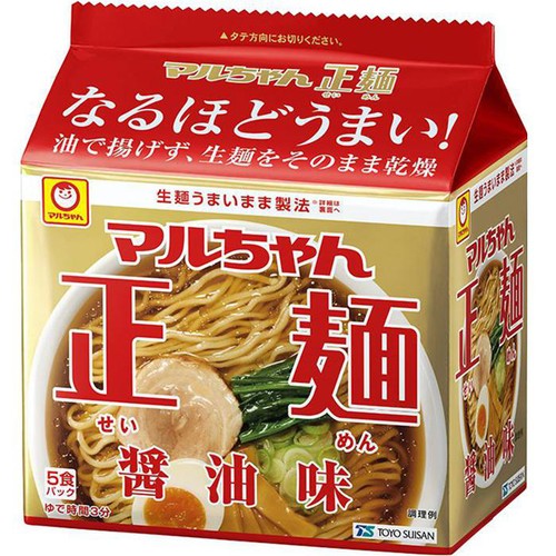 マルちゃん 正麺醤油味 5食入