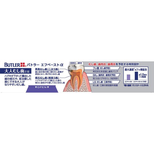 サンスター バトラー エフペーストα 90g