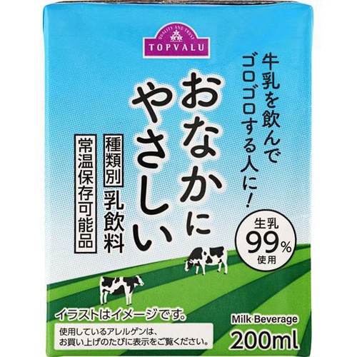 おなかにやさしい 200ml トップバリュ