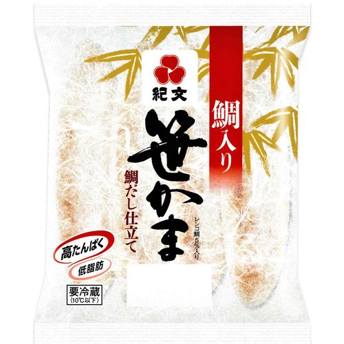 紀文食品 鯛入り笹かま 120g(4枚入) Green Beans | グリーンビーンズ
