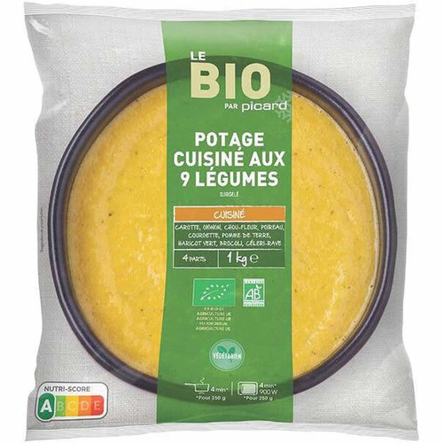 ピカール 9種類のBIO野菜のポタージュ【冷凍】 1kg