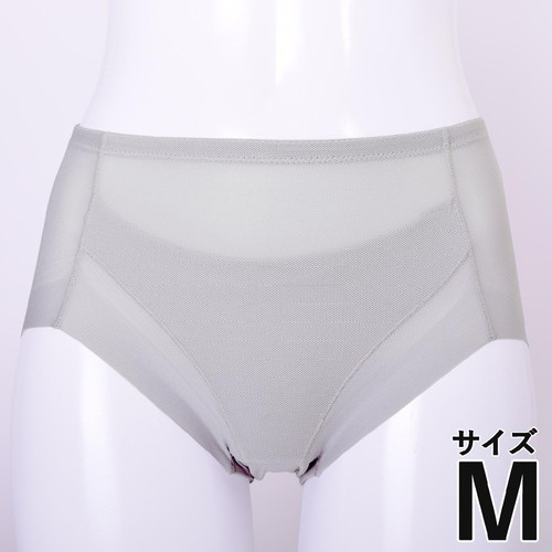B.V.D. 涼パン スタンダードショーツ 婦人 ライトグレー M
