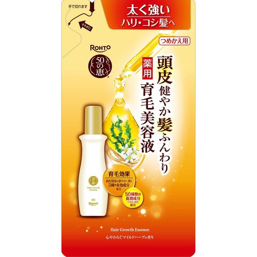 ロート製薬 頭皮健やか髪ふんわり 薬用育毛美容液 つめかえ用 150mL