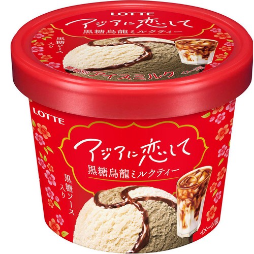 ロッテ アジアに恋して 黒糖烏龍ミルクティー 120ml