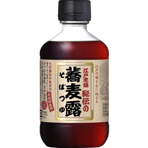 キッコーマン ヒゲタ 江戸老舗秘伝の蕎麦露 300ml