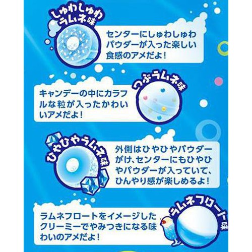 扇雀飴 ひやしゅわラムネ 75g