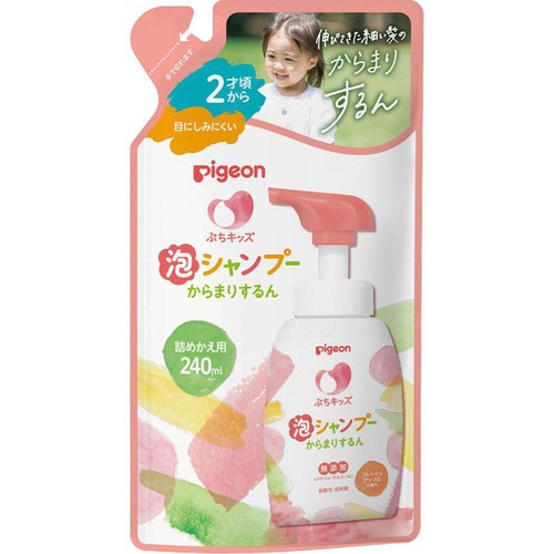 ピジョン ぷちキッズ泡シャンプー からまりするん 2才頃から 詰めかえ用 240ml