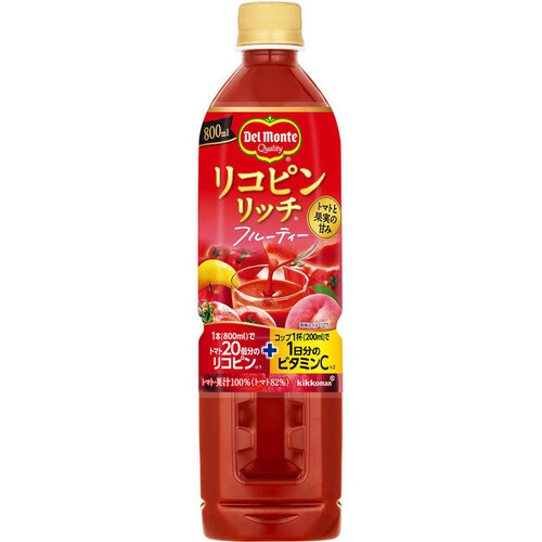 デルモンテ リコピンリッチフルーティー 800ml