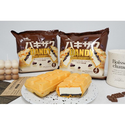 フタバ食品 ダンディーチョコバニラ 100ml x 4個入