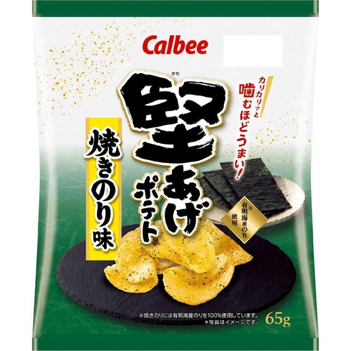 カルビー 堅あげポテト 焼きのり味 65g