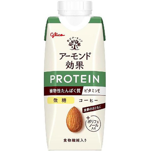 グリコ アーモンド効果 プロテイン コーヒー 微糖 250g