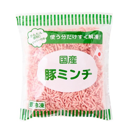 【冷凍】 国産豚ひき肉 400g