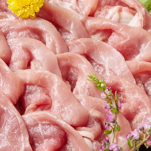 【冷凍】鹿児島県産 黒豚ももしゃぶしゃぶ用 400g