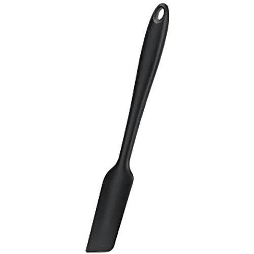 パール金属 TOUCH シリコーンパレットヘラ BLACK 1個