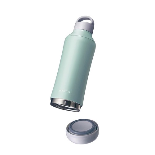 ドウシシャ そこまで洗えるボトル500ml ブルー 水筒 SAMB500BL