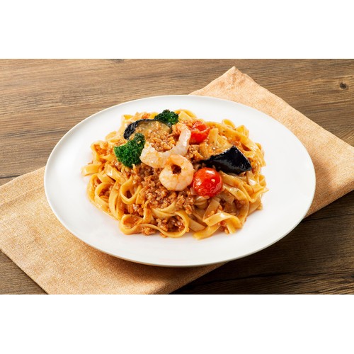 柳川冷凍食品 海老入りボロネーゼパスタ【冷凍】 300g