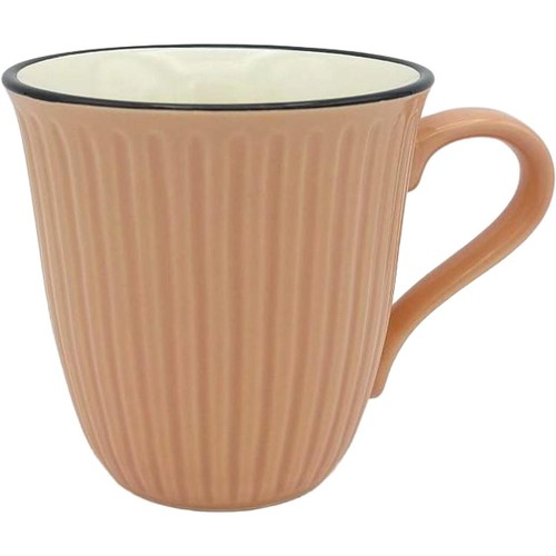 フルーティングマグ ピンク 美濃焼 容量260ml