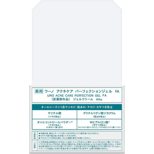 ファイントゥデイ ウーノ アクネケア パーフェクションジェル fA(医薬部外品) 90g