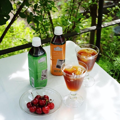 富永貿易 アーマッドティー デカフェピーチ&パッションフルーツPET 500ml