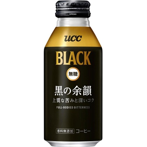 UCC上島珈琲 BLACK無糖 黒の余韻 375g Green Beans | グリーンビーンズ