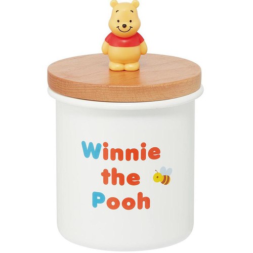 スケーター くまのプーさん マスコット付キャニスター 1個 Green Beans