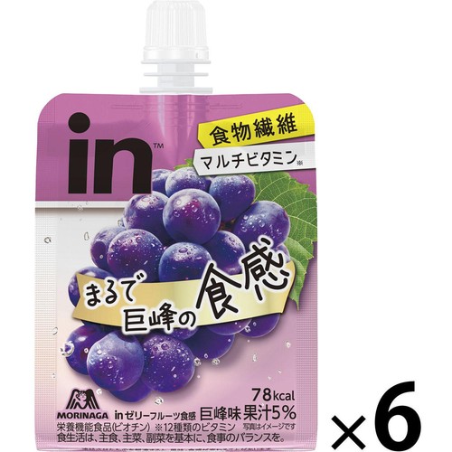 森永製菓 inゼリーフルーツ食感 巨峰 6コ