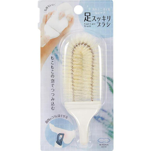マーナ 足スッキリブラシ 1個 Green Beans | グリーンビーンズ by AEON