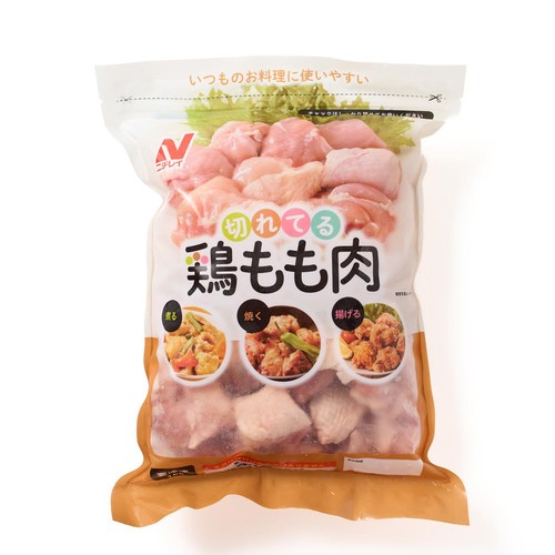 【冷凍】タイ産 鶏もも肉切身(バラ凍結) 1kg