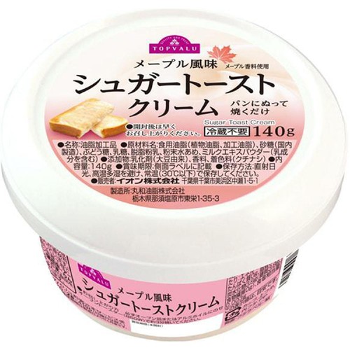 シュガートーストクリーム 140g トップバリュ Green Beans | グリーン