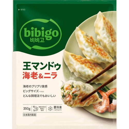 bibigo 王マンドゥ海老&ニラ【冷凍】 350g