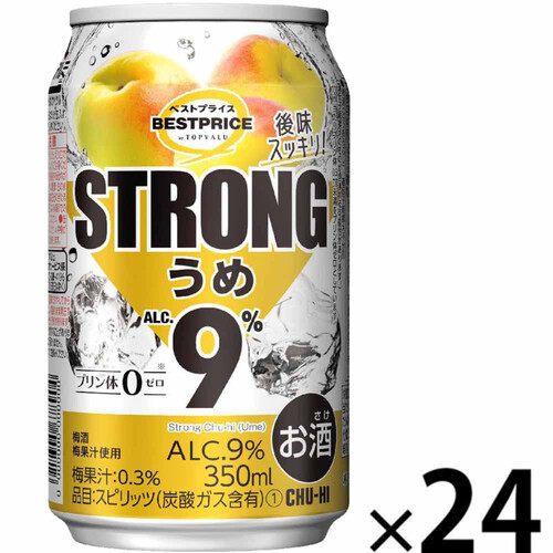 ストロング うめ＜ケース＞ 350ml x 24缶 トップバリュベストプライス