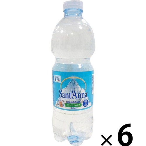 SantAnna SantAnna ミネラルウォーター 500ml x 6本 Green Beans